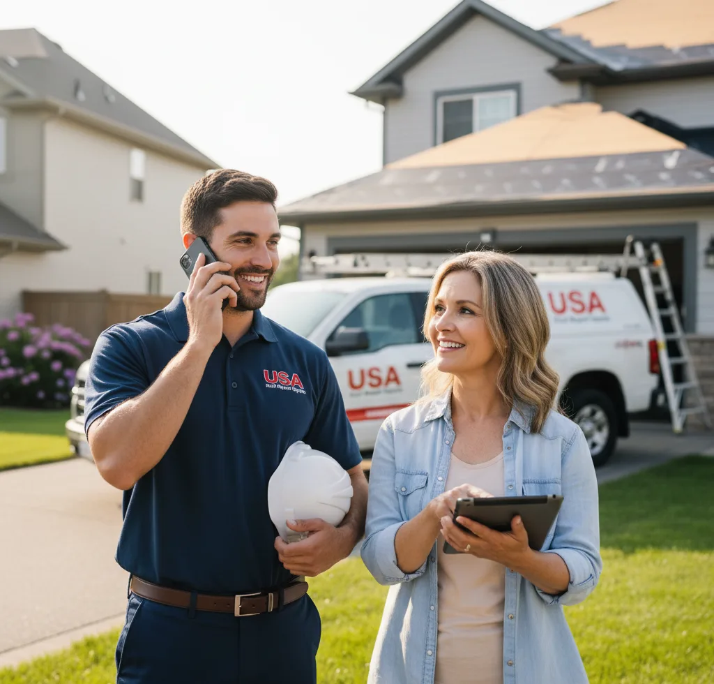 USA Roof Repair Experts customer support in Concord